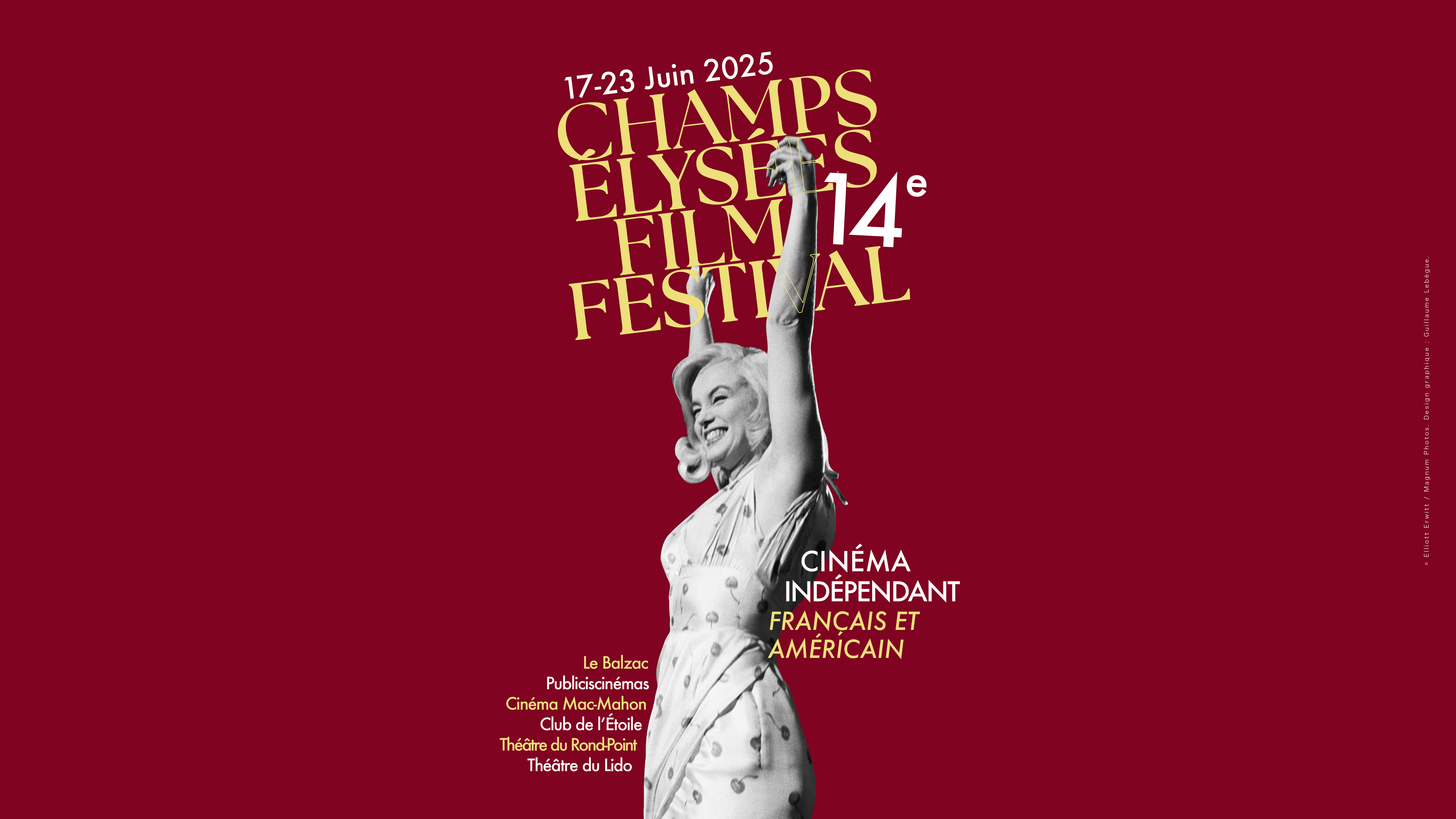 Champs-Élysées Film Festival, du 17 au 23 juin